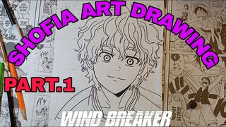 drawing anime WIND BREAKER PART.1