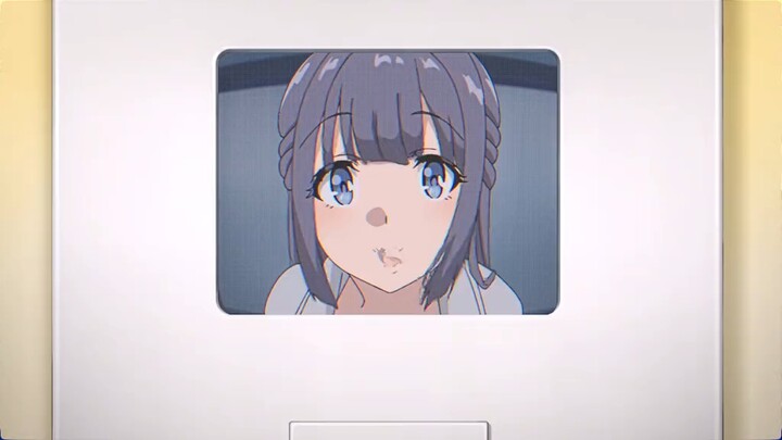 Mai-senpai looks kawaii with jealousy