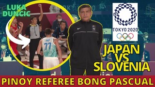 PINOY REFEREE BONG PASCUAL - SLOVENIA VS JAPAN | 2020 TOKYO OLYMPICS