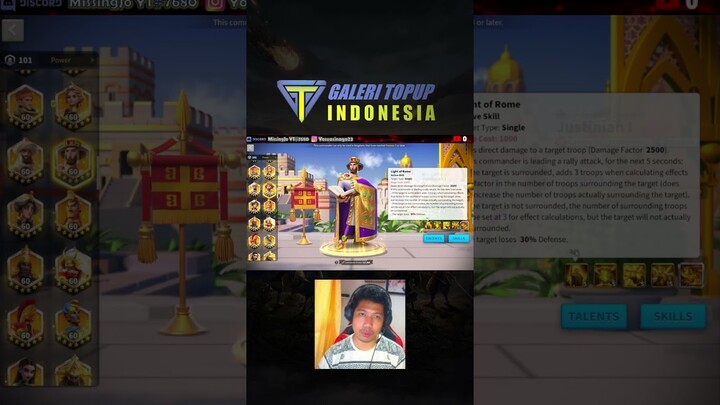 Commander simple tapi OP? #riseofkingdom #riseofkingdomindonesia  #galeritopupindonesia