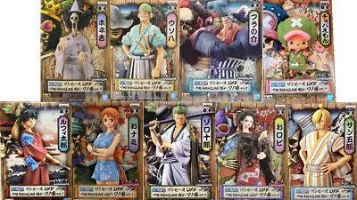 REVIEW of Anime Figures Collection in One peace series, " The GRANDLINE Men "