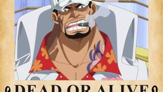 Harga Bounty Untuk Kepal4 Akainu - ONE PIECE