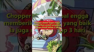 Jadwal Mandi Kru Mugiwara #onepiece #onepieceshorts #shorts