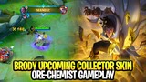 Brody Upcoming New Collector Skin Ore-chemist Gameplay | Mobile Legends: Bang Bang