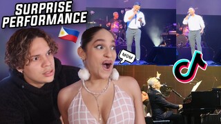 It's Always A Filipino! Latinos React to INCREDIBLE Singer in Crowd of David Foster's Concert |Lance