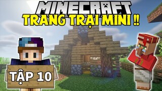 THỬ THÁCH SINH TỒN MINECRAFT 1.18 | Tập 10 | Xây Chuồng Nuôi Động Vật Và Dân Làng Thương Nhân !!