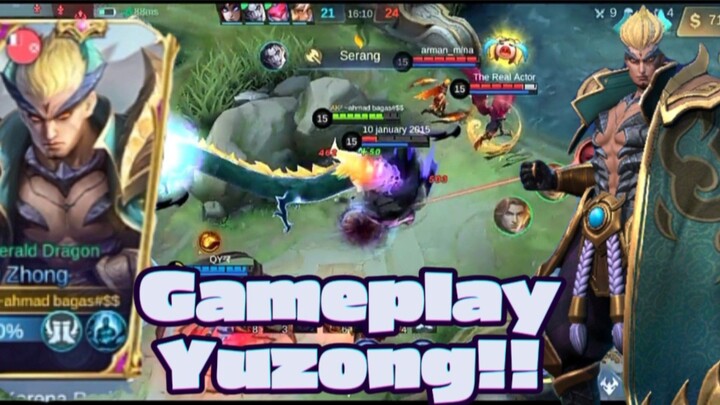 Gameplay Yuzong!! Bikin semangat main......🥶