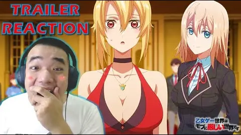NEXT POPULAR ISEKAI ANIME?! | Trapped in a Dating Sim TRAILER / PV1 REACTION [乙女ゲー世界はモブに厳しい世界です PV1]