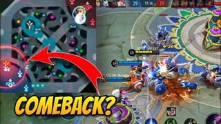 COMEBACK IS REAL? HARDEST GAMEPLAY MOBILE LEGENDS