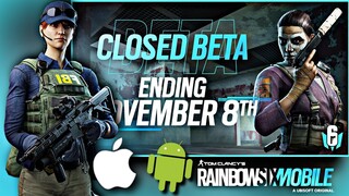 ULTIMA HORA! RAINBOW SIX MOBILE TERMINA SU BETA CERRADA Y SE PREPARA PARA EL LANZAMIENTO GLOBAL!