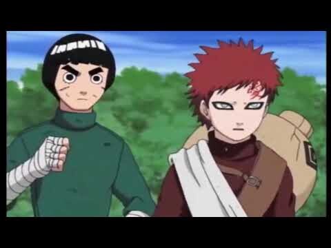 *Drunken Fist* Lee and Gaara Vs Kimimaro Full Fight