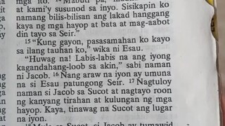 Pang Araw Araw na Talata.                                   Genesis 33:12-17