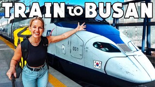 We Took Korea’s FIRST CLASS Bullet Train (Seoul to Busan) 🇰🇷