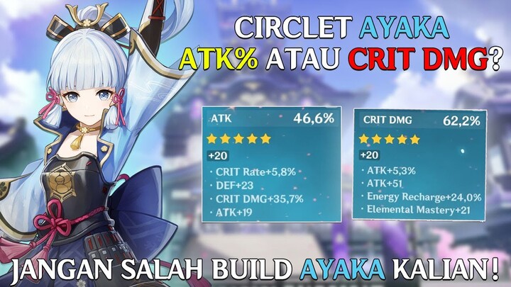 ATK% / CDM Untuk Ayaka? Mari Kita Bahas! -TopUp Di D2CGamingStore | Genshin Impact Indonesia