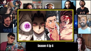 ⚡New Upper Moon 4🔥 || Demon Slayer: Hashira Training Arc Season 4 Episode 6 Reaction Mashup🔥🔥