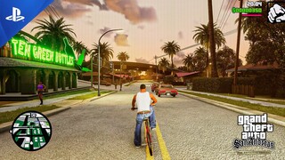 GTA San Andreas (PS5) Remastered Performance Mode Big Smoke Mission - GTA Trilogy (4K HDR 60FPS)