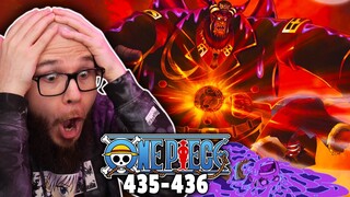 LUFFY vs MAGELLAN! | ONE PIECE Ep 435-436 REACTION