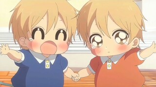เด็กน้อยน่ารักสองคน! ทาคุมะกับคาซึมะน่ารักมาก! อยากหยิกหน้าเธอจัง~