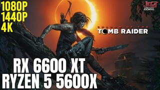 Shadow of the Tomb Raider | Ryzen 5 5600x + RX 6600 XT | 1080p, 1440p, 4K benchmarks!