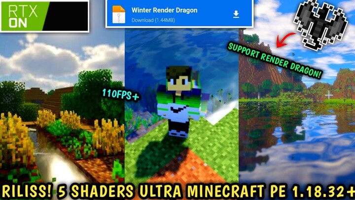 AKHIRNYA RILIS🤯❗SHADERS JAVA DI MCPE ULTRA REALISTIC | BEST 5 SHADERS NEW MCPE/JAVA 1.18.30+ NO LAG