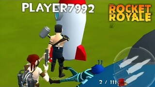 Sneaky Backshot on New player - Rocket Royale