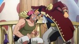 The members of the Roger gang, Roger was drunk, arguing with Corocus || ONE PIECE