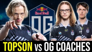 TOPSON meet OG's Coaches (MISHA & CHU) - CANCER PICKED!