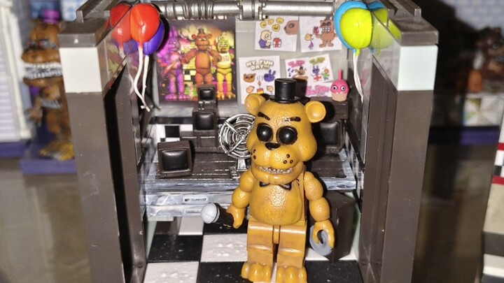 McFarlane fnaf mcfarlane building block แกะกล่องสำนักงานรุ่นที่ 1