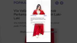 Via Vallen Melahirkan Anak Pertama Berjenis Kelamin Laki-Laki #viavallen #melahirkan