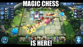 MAGIC CHESS AT ADVANCE SERVER USING ORIENTAL FIGHTERS 👌