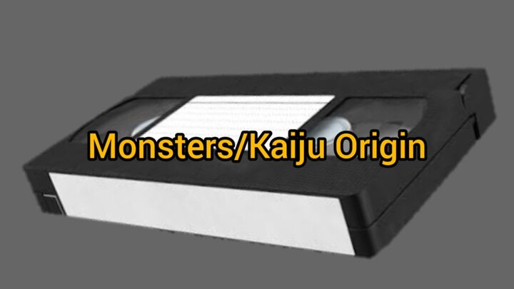 Monsters/Kaiju Origin - Stop motion