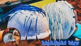 semir rambut biru highlights, cat rambut biru jarang jarang