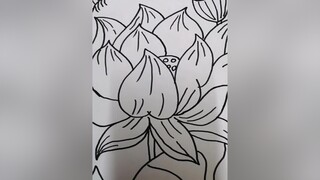 chuồn chuồn bay đến sen vehoa vehoasen drawinglotus drawingflowers drawing drawingart stayhomechallenge stayhomecovid19