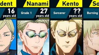 Evolution of Nanami Kento in Jujutsu Kaisen