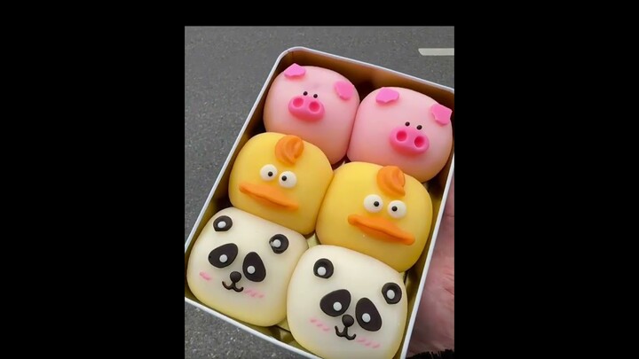 Món ăn vặt cute như thế này bạn nỡ ăn không #mochi #shorts