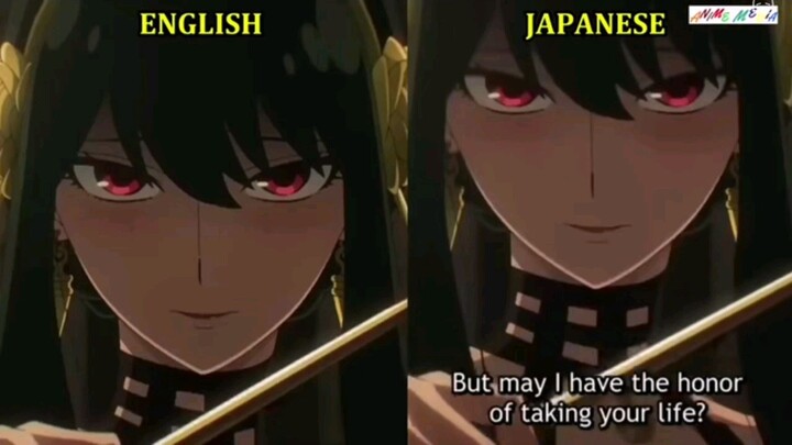 Yor Forger English vs Japanese | SPY x Family