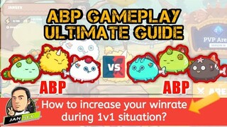 Axie Infinity ABP Gameplay Guide 1v1 Situation | ABP vs ABP | How to get high winrate Aqua vs Aqua