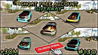 [🔴Short Free Account Giveaway#130 ] [ Pennzoil Design ] Car Parking Multiplayer 4.7.8