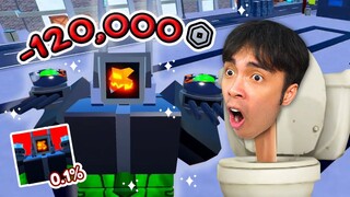 ผมเติม 120,000 โรบัค เพื่อหาตัว Mystic 0.1% | Toilet Tower Defense Roblox