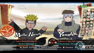 Mecha Naruto vs Yamato Game Naruto shippuden storm 4 ninja conection 🤖👊🔥