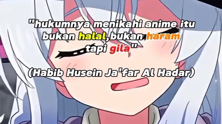 Hukum menikahi anime