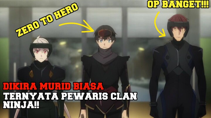 Dikira Orang Biasa Ternyata Pewaris Clan Ninja Jenius - Rekomendasi Anime Action Ninja