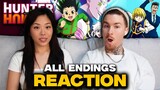 First Time Reacting to Hunter x Hunter Endings!