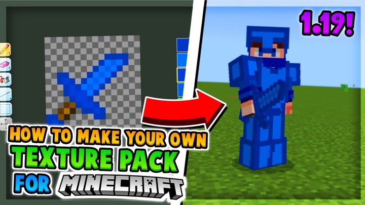 How To Make Your Own Texture Pack For MCPE 1.19+ | Create Your Own Minecraft PE Texture Pack 2022