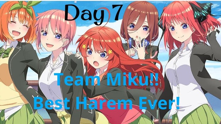 Day 7: The Quintessential Quintuplets S1-S2 Review + Characters