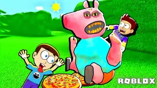 Roblox Hungry Pig 🐷 | Shiva and Kanzo Gameplay