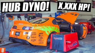 Building a Modern Day (Fast & Furious) 1994 Toyota Supra Turbo - Part 19 - Hub Dyno!