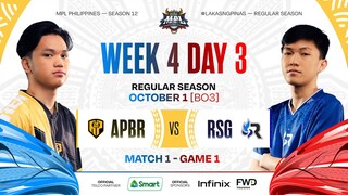 MPL PH S12 - W4D3 - APBR vs RSG - GAME 1