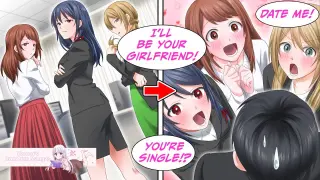[Manga Dub] All the girls approached me when they found out that I was single... [RomCom]