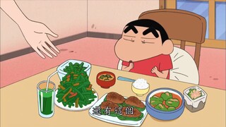 [Crayon Shin-chan] Go to Nanako's house to eat a green pepper feast, green pepper stuffed with meat,